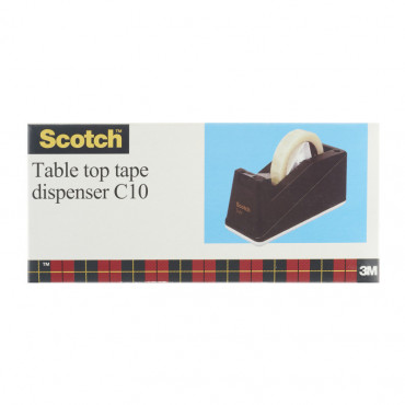 Scotch C-10 katkaisulaite 66 m:n teipeille musta | Toimistotukku Talka Oy