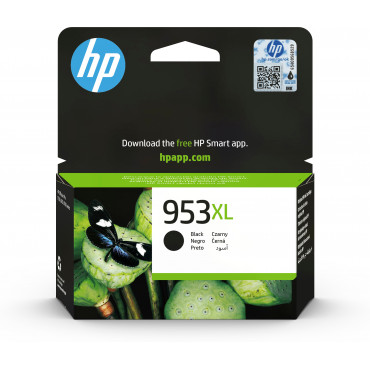HP 953 XL mustesuihkuvärikasetti musta | Toimistotukku Talka Oy