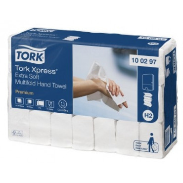 Tork Xpress Extra Soft ketjutaitettu käsipyyhe H2 | Toimistotukku Talka Oy