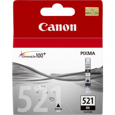 Canon CLI-521bk  mustepatruuna 9 ml musta | Toimistotukku Talka Oy