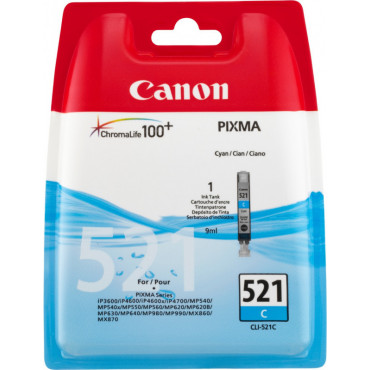 Canon CLI-521c mustepatruuna 9 ml sininen | Toimistotukku Talka Oy