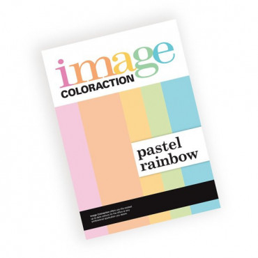 Image Coloraction  A4/80 g  Pastel Rainbow | Toimistotukku Talka Oy