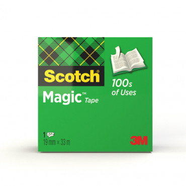 Scotch Magic 810 näkymätön teippi 19 mm x 33 m | Toimistotukku Talka Oy