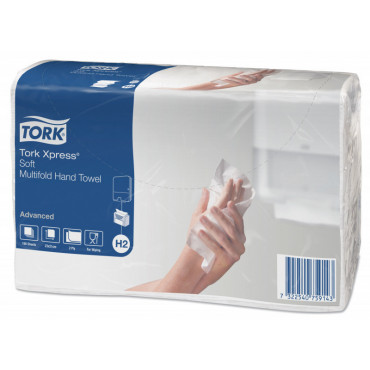 Tork Xpress® Soft Multifold käsipyyhe H2 | Toimistotukku Talka Oy