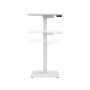 Stoo® Desk Single Compact sähköpöytä 60 x 60 cm valkoinen | Toimistotukku Talka Oy