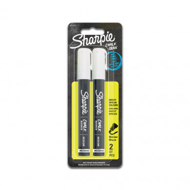 Sharpie Chalk Marker 2-blister valkoinen (2) | Toimistotukku Talka Oy