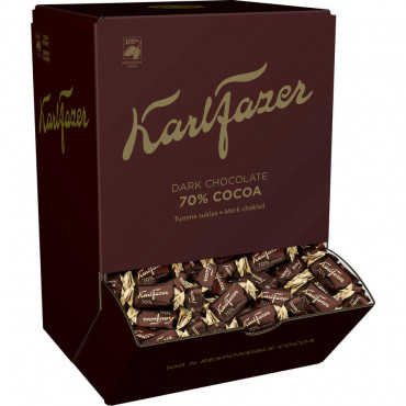 Karl Fazer 70% tumma suklaa 3 kg | Toimistotukku Talka Oy