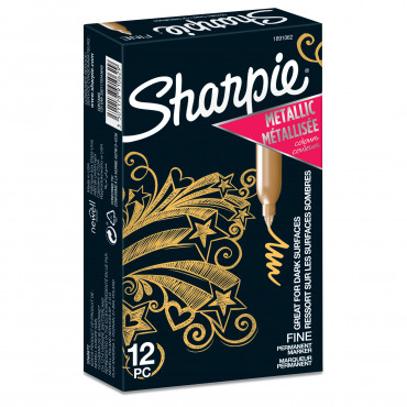 Sharpie Permanent Marker Metallic 1,4 mm kulta | Toimistotukku Talka Oy