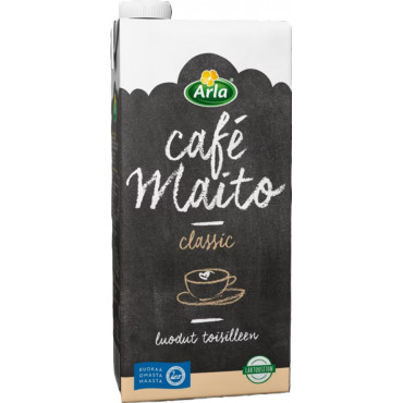 Arla Café-maito laktoositon UHT 1 L | Toimistotukku Talka Oy