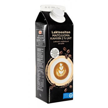 Menu maitojuoma kahviin 2 % 1 LUHT lton | Toimistotukku Talka Oy