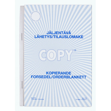 Copy tilaus/lähete  A5/100 pysty jäljentävä | Toimistotukku Talka Oy