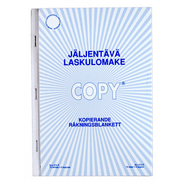 Copy laskulomake A5/100 pysty jäljentävä | Toimistotukku Talka Oy