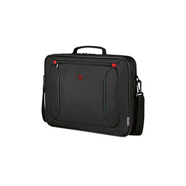 Wenger BQ Clamshell laukku 16″ kannettavalle tietokoneelle musta | Toimistotukku Talka Oy