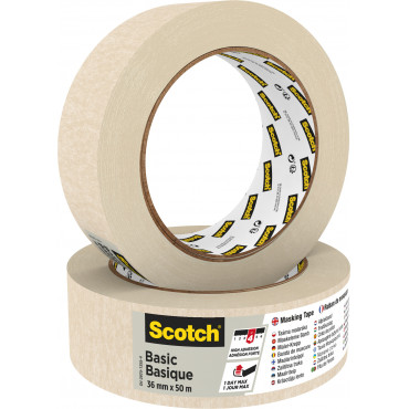 Scotch Basic maalarinteippi 36 mm x 50 m | Toimistotukku Talka Oy