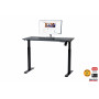 Sähköpöytä Sun-Flex Easydesk Elite musta 120 x 60 cm | Toimistotukku Talka Oy