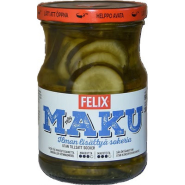 Felix Maku viipalekurkku mausteliemessä 560g/300g | Toimistotukku Talka Oy