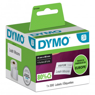 Dymo Labelwriter pieni nimikorttitarra 41 x 89 mm | Toimistotukku Talka Oy