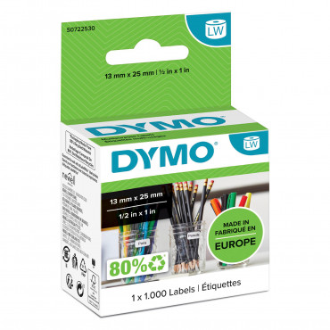 Dymo LabelWriter yleistarra 13 x 25 mm | Toimistotukku Talka Oy