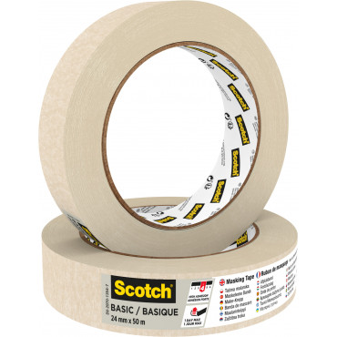 Scotch Basic maalarinteippi 24 mm x 50 m | Toimistotukku Talka Oy