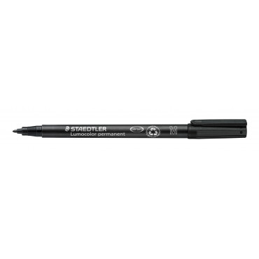 Staedtler Lumocolor M317 musta 1,0 mm | Toimistotukku Talka Oy