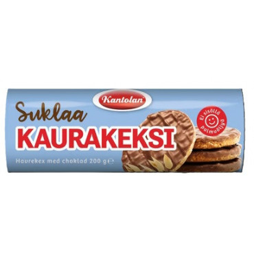 Kantolan Suklaa Kaurakeksi 200 g | Toimistotukku Talka Oy