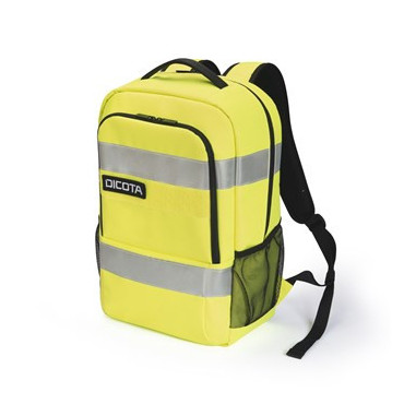 Dicota HI-VIS Base 24 L reppu keltainen | Toimistotukku Talka Oy