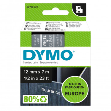 Dymo D1 tarrateippi 12 mm va/ki | Toimistotukku Talka Oy