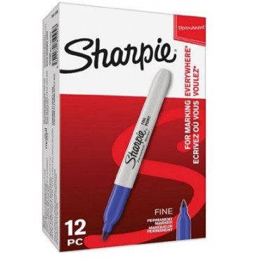 Sharpie huopakynä Fine sininen | Toimistotukku Talka Oy