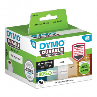 Dymo LabelWriter Durable kestotarrat 25 x 89 mm | Toimistotukku Talka Oy