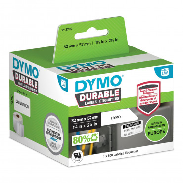 Dymo LabelWriter Durable kestotarrat 57 x 32 mm | Toimistotukku Talka Oy