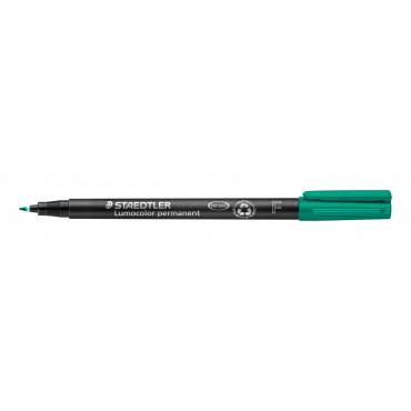 Staedtler Lumocolor F318 vihreä 0,6 mm | Toimistotukku Talka Oy