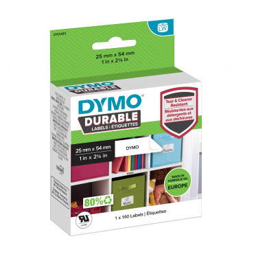 Dymo LabelWriter Durable kestotarrat 25 x 54 mm | Toimistotukku Talka Oy