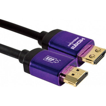 SCP Premium HDMI kaapeli 4,5m 4K60 4:4:4 | Toimistotukku Talka Oy