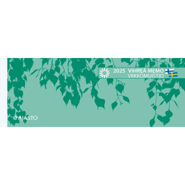 Vihreä Memo-viikkomuistio | Toimistotukku Talka Oy