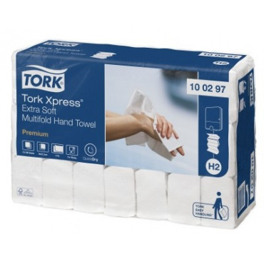 Tork Xpress Extra Soft ketjutaitettu käsipyyhe H2 | Toimistotukku Talka Oy