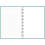 Diario Horizontal, turkoosi | Toimistotukku Talka Oy