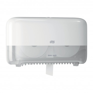 Tork Twin annostelija Mid-size hylsyttömälle wc-paperille T7 Tork Twin annostelija Mid-size hylsyttömälle wc-paperille T7 | Toimistotukku Talka Oy