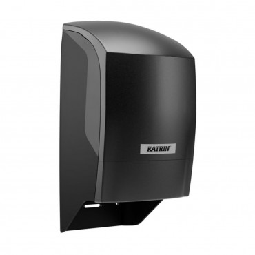 Katrin System wc-paperiannostelija musta 77519 Katrin System wc-paperiannostelija musta 77519 | Toimistotukku Talka Oy