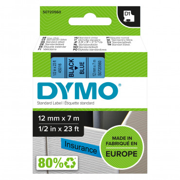 Dymo D1 tarrateippi 12 mm mu/si Dymo D1 tarrateippi 12 mm mu/si | Toimistotukku Talka Oy
