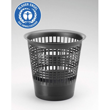 Durable Economy paperikori 13 L pyöreä musta | Toimistotukku Talka Oy