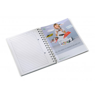 Leitz WOW PP A5 viivat muistikirja pinkki | Toimistotukku Talka Oy