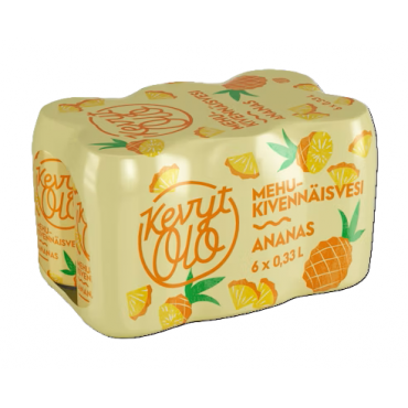 KevytOlo Ananas mehukivennäisvesi  0,33 l tlk 6-pakki | Toimistotukku Talka Oy