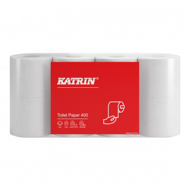 Katrin wc-paperi 400 valkoinen 2-krs 55340 | Toimistotukku Talka Oy