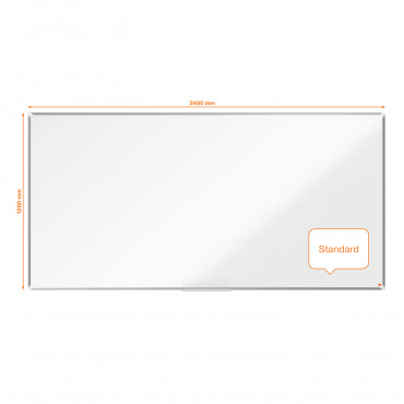 Nobo Premium Plus valkotaulu 240 x 120 cm emali | Toimistotukku Talka Oy
