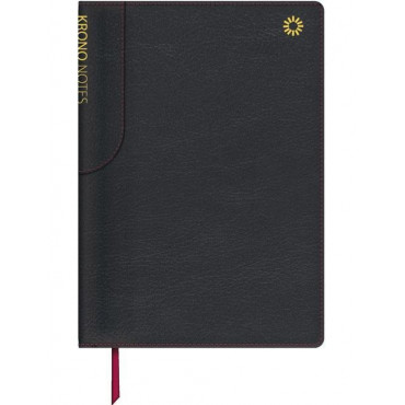 Krono-muistikirja, musta | Toimistotukku Talka Oy