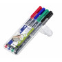 Staedtler Lumocolor F318 fine 4 värin sarja 0,6 mm | Toimistotukku Talka Oy