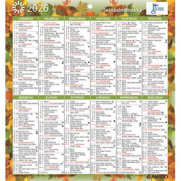 Seinäalmanakka/Väggalmanackan | Toimistotukku Talka Oy