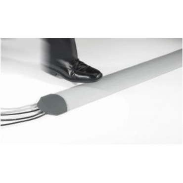 Lattialista kuminen vaaleanharmaa 15 cm / 3 metriä | Toimistotukku Talka Oy