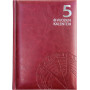 5 vuoden kalenteri, päiväämätön, viininpunainen | Toimistotukku Talka Oy
