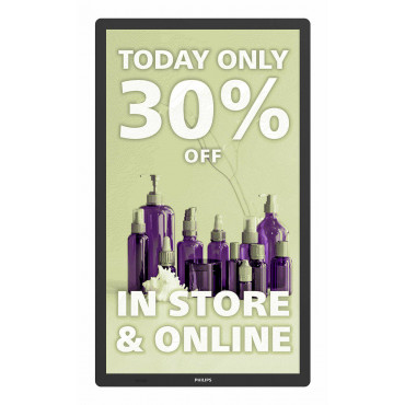 Philips 25BDL4150I E-paper Signage näyttö | Toimistotukku Talka Oy